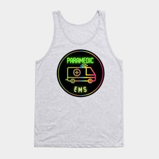 Neon paramedic ems Tank Top